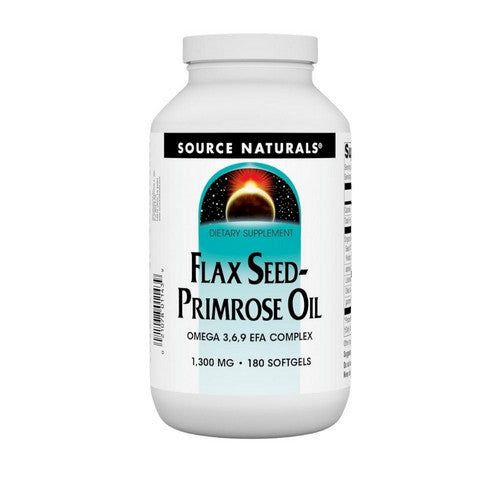 Source Naturals, Flaxseed-Primrose Oil, 1300 mg, 180 Softgels