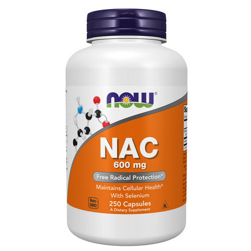 Now Foods, Nac-Acetyl Cysteine, 600 mg, 250 Caps