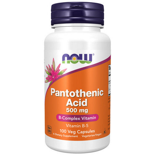 Now Foods, Pantothenic Acid, 500 mg, 100 Caps