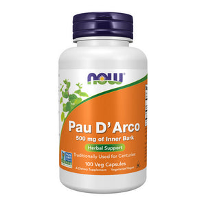 Now Foods, Pau D' Arco, 500 mg, 100 Caps