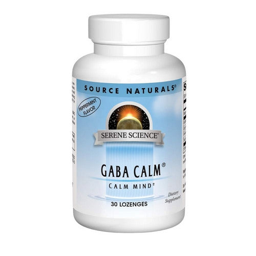 Source Naturals, Gaba Calm, Peppermint 30 Lozenges