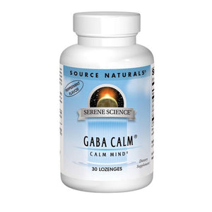 Source Naturals, Gaba Calm, Peppermint 30 Lozenges