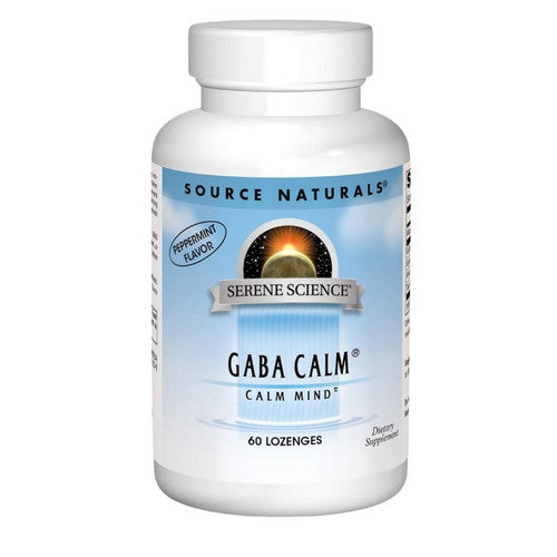 Source Naturals, Gaba Calm, Peppermint 60 Lozenges