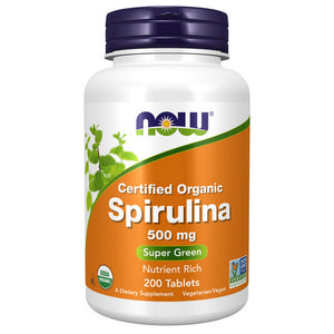 Now Foods, Spirulina, 500 mg, 200 Tabs