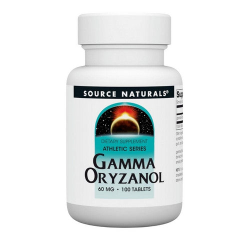 Source Naturals, Gamma Oryzanol, 60 MG, 100 Tabs