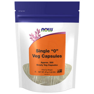 Now Foods, Empty Vegetarian Capsules, Non-gelatin, 300 caps