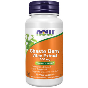 Now Foods, Chaste Berry-Vitex Extract, 300 mg, 90 Veg Caps
