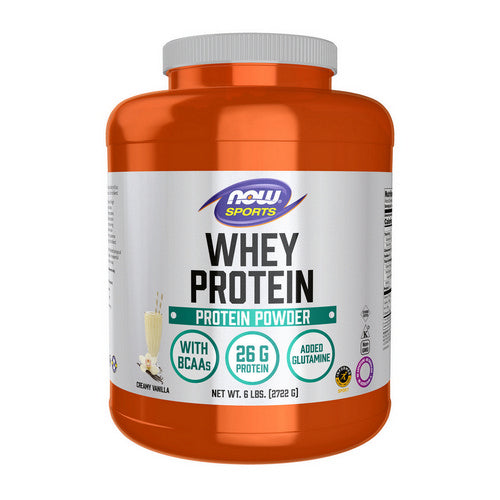 Now Foods, Whey Protein, Natural Vanilla, 6 lbs