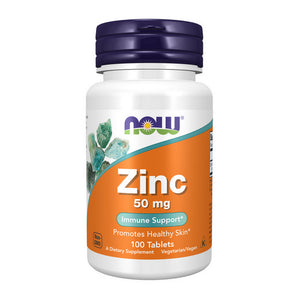 Now Foods, Zinc, 50 mg, 100 Tabs