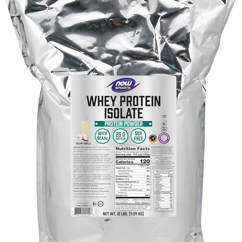 Now Foods, Whey Protein Isolate, Vanilla, 10lb
