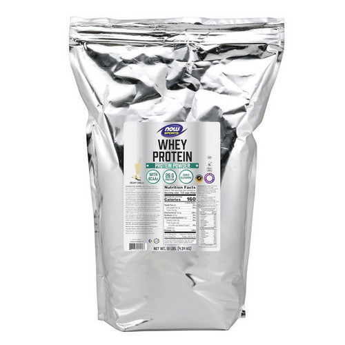 Now Foods, Whey Protein, Natural Vanilla, 10 lbs