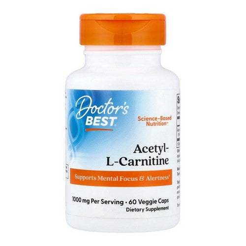 Doctors Best, Acetyl-L-Carnitine With Biosint Carnitines, 500 Mg, 60 Veggie Caps
