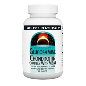 Source Naturals, Glucosamine Chondroitin, Complex w/MSM 60 Tabs