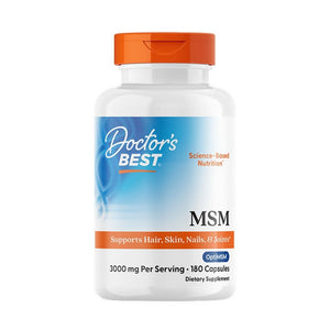 Doctors Best, Msm, 1000 Mg, 180 Capsules