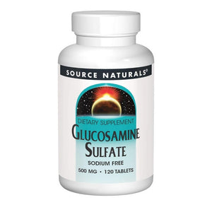 Source Naturals, Glucosamine Sulfate Sodium Free, 500 Mg, 120 Tabs