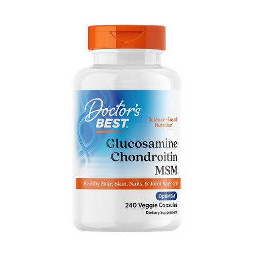 Doctors Best, Glucosamine Chondroitin MSM with OptiMSM, 240 Veggie Caps