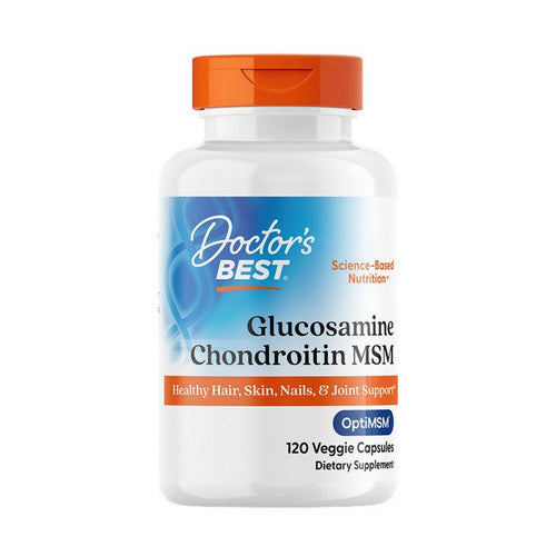Doctors Best, Glucosamine Chondroitin MSM With OptiMSM, 120 Veggie Caps