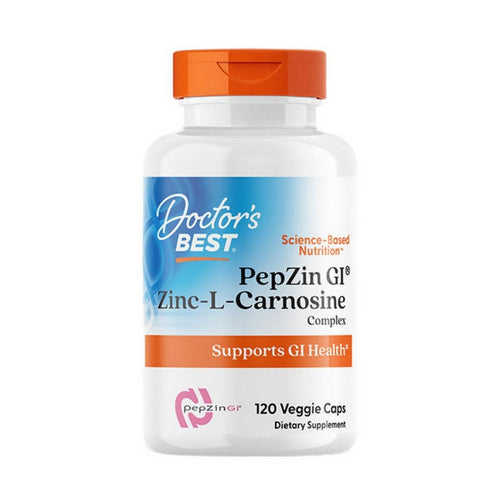Doctors Best, PepZin GI Zinc-L-Carnosine Complex, 16 mg, 120 Veggie Caps