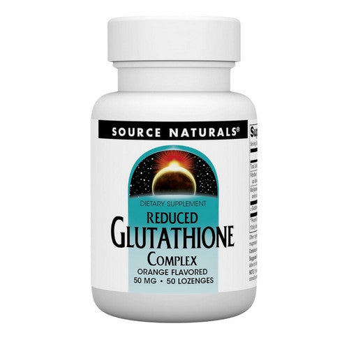 Source Naturals, Glutathione, Orange flavor, 50 mg, 50 Tabs