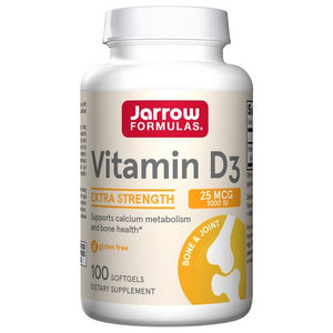 Jarrow Formulas, Vitamin D3, 1000 IU, 100 Sftgels