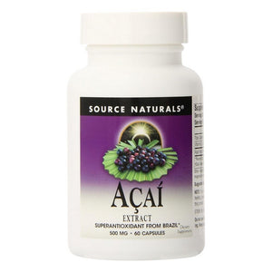 Source Naturals, Acai Extract, 60 Caps