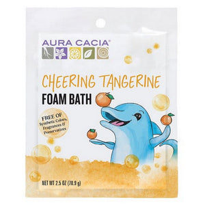 Aura Cacia, Kids Foam Bath Cheering Tangerine, 2.5 Oz