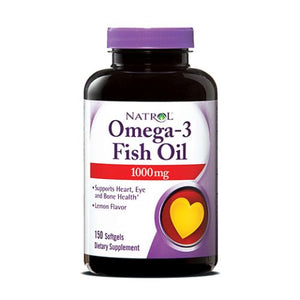 Natrol, Omega-3 Fish Oil Heart Health, 1000 Mg, 150 Softgels