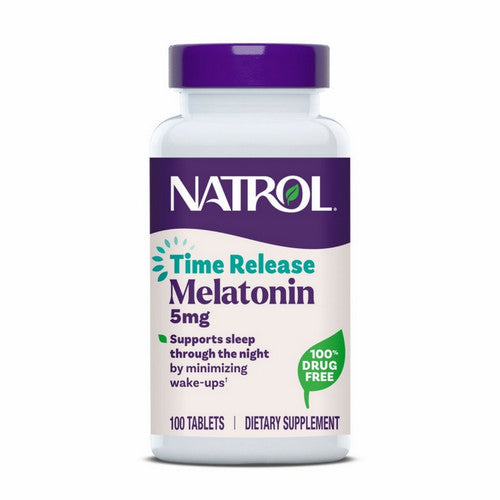 Natrol, Melatonin Time Release, 5 Mg, 100 Tabs