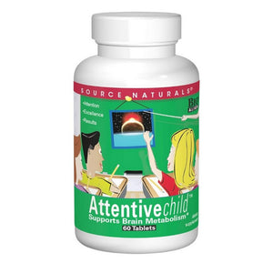 Source Naturals, Attentive Child Sweet And Tart, 60 Tabs