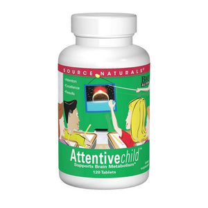 Source Naturals, Attentive Child Sweet And Tart, 120 Tabs