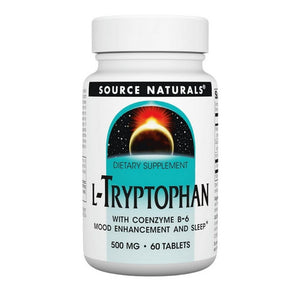 Source Naturals, L-Tryptophan, 500 mg, 60 Tabs