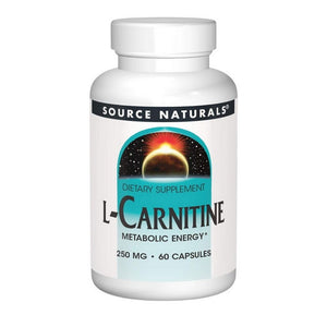 Source Naturals, L-Carnitine, 250 MG, Fumerate 60 Caps