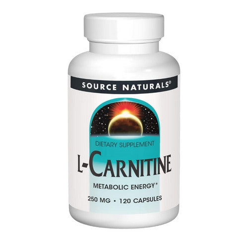 Source Naturals, L-Carnitine, 250 MG, Fumerate 120 Caps
