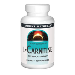 Source Naturals, L-Carnitine, 250 MG, Fumerate 120 Caps