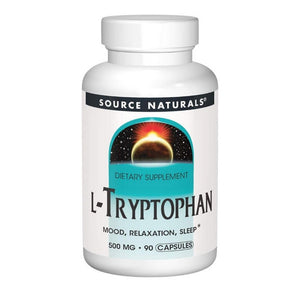 Source Naturals, L-Tryptophan, 500 MG, 90 Caps