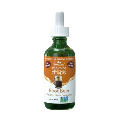 Sweetleaf Stevia, Sweet Drops Flavored Stevia Sweetener Root Beer, 2 Oz