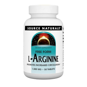 Source Naturals, L-arginine, 1000 mg, 50 Tabs