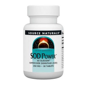 Source Naturals, Sod Power, 250 Mg, 30 Tabs