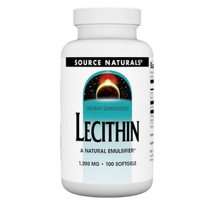 Source Naturals, Lecithin, 1200 mg, 100 Softgels