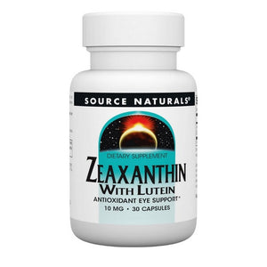 Source Naturals, Zeaxanthin With Lutein Capsules, 30 Caps