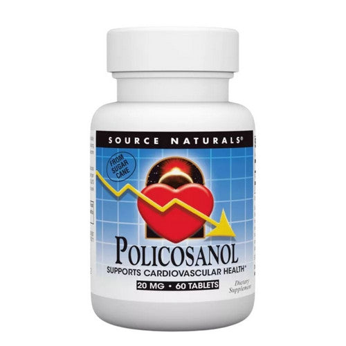 Source Naturals, Policosanol, 20 mg, 60 Tabs