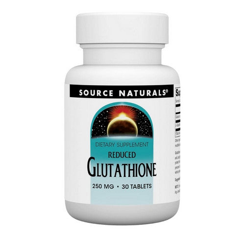 Source Naturals, Reduced Glutathione, 250 mg, 30 Tabs