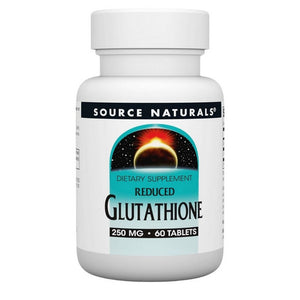 Source Naturals, Reduced Glutathione, 250 mg, 60 Tabs