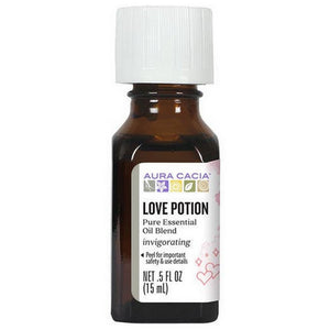 Aura Cacia, Pure Aromatherapy Oil Love Potion Jasmine And Sandalwood, 0.5 Oz