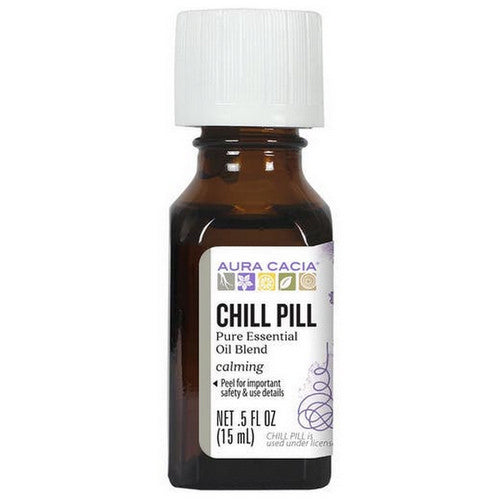 Aura Cacia, Pure Essential Oil Chill Pill, 0.5 Oz