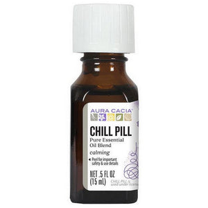 Aura Cacia, Pure Essential Oil Chill Pill, 0.5 Oz