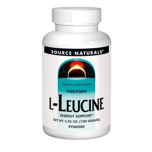 Source Naturals, L-Leucine, Powder 100 gm 3.53 Oz