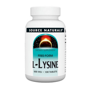 Source Naturals, L-Lysine, 500 MG, 100 Tabs