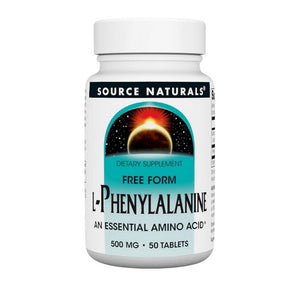 Source Naturals, L-Phenylalanine, 500 mg, 50 Tabs