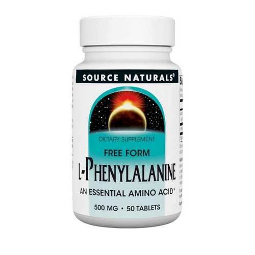 Source Naturals, L-Phenylalanine, 500 mg, 50 Tabs